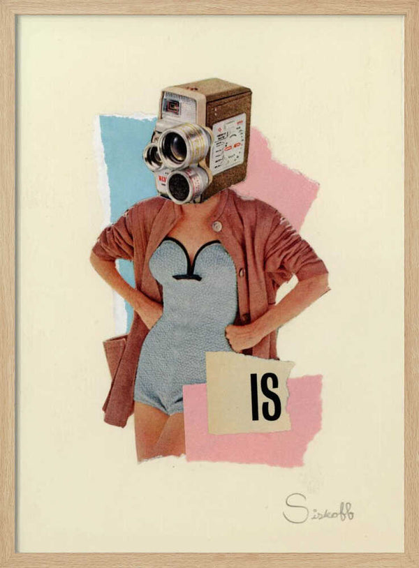 Tablou înramat „Beach Movies” de Mikhail Siskoff