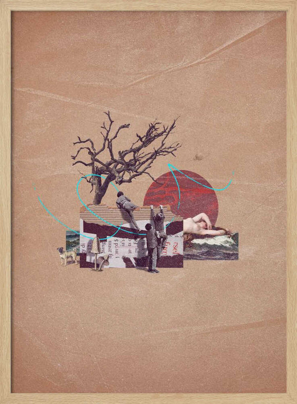 Tablou înramat „Barren Tree” de Dominik Przerwa