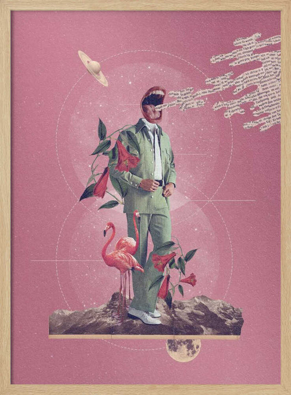 Tablou înramat „Tropical Theme” de Dominik Przerwa