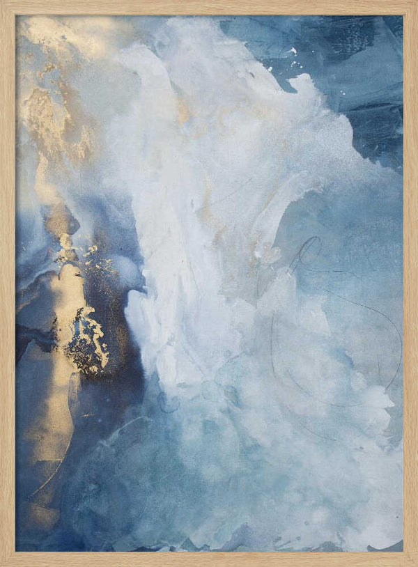 Tablou înramat „Celestial Waves” de Julia Contacessi