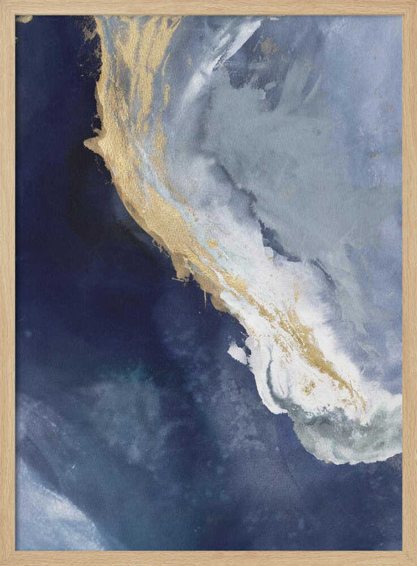 Tablou înramat „Golden Drift” de Julia Contacessi