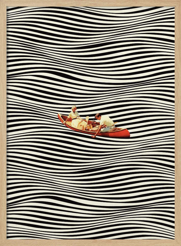 Tablou înramat „The Real Boat Trip” de Taudalpoi