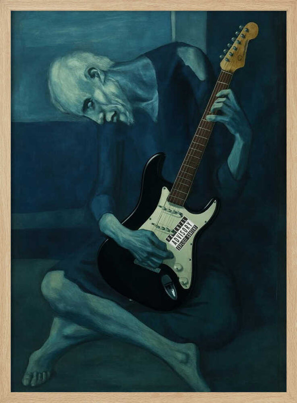 Tablou înramat „The Old Rocker” de Dikhotomy