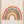Tablou înramat „Muted Rainbow Curve” de City Art