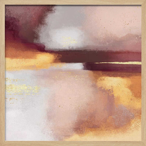 Tablou înramat „Burgundy Sunset” de Elisabeth Fredriksson