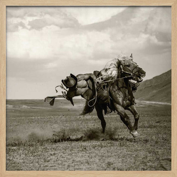 Tablou înramat „Galloping” de Rachel Pansky