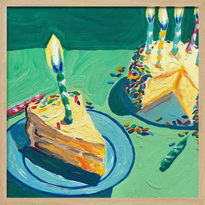 Tablou înramat „Birthday Cake” de Pauline Wegman | Key and Sea Creative