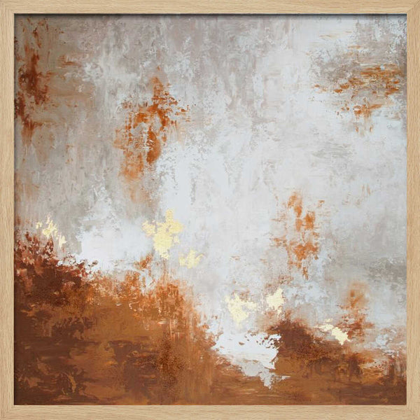 Tablou înramat „Abstract Blue Red Green 2” de Alyson Storms