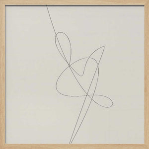 Tablou înramat „Beige Abstract” de Oju Design