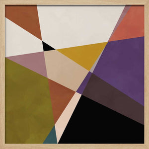 Tablou înramat „Mid Circles Terracotta Blck3” de Ana Rut Bre