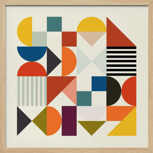 Tablou înramat „Shapes Minimal” de Ana Rut Bre