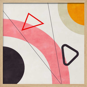 Tablou înramat „Mid Bauhaus Geometry 5” de Ana Rut Bre
