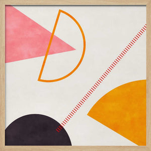 Tablou înramat „Mid Bauhaus Geometry 4” de Ana Rut Bre