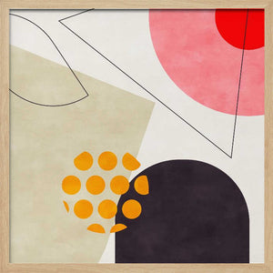 Tablou înramat „Mid Bauhaus Geometry 8 Kopie” de Ana Rut Bre