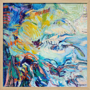 Tablou înramat „Flowing Hues” de Dorothy Fagan