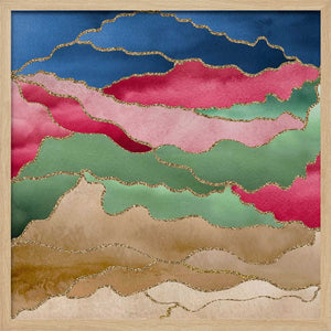 Tablou înramat „Abstract Watercolor Landscape” de Bilge Paksoylu
