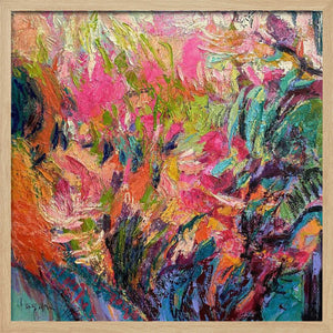 Tablou înramat „Vibrant Garden Burst” de Dorothy Fagan