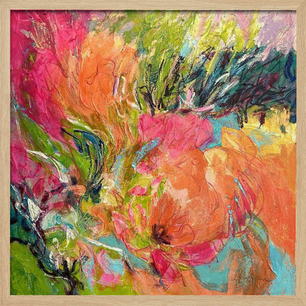 Tablou înramat „Vibrant Blossom Burst” de Dorothy Fagan