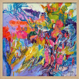 Tablou înramat „Expressionist Colorful Abstract” de Dorothy Fagan
