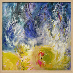 Tablou înramat „Expressionist Colorful Abstract” de Dorothy Fagan