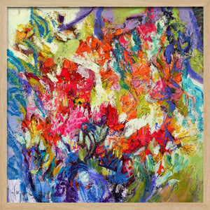 Tablou înramat „Expressionist Colorful Abstract” de Dorothy Fagan