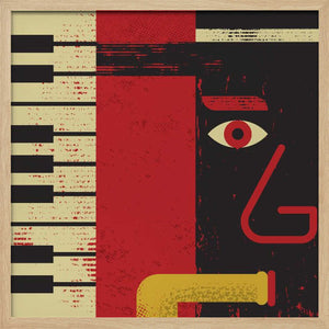 Tablou înramat „Jazz” de Vision Grasp Art