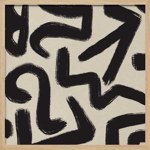 Tablou înramat „Line art abstract 05” de Little Dean