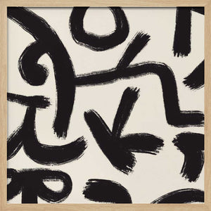 Tablou înramat „Line art abstract 06” de Little Dean