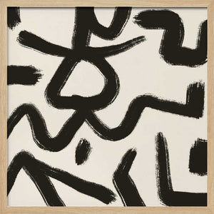 Tablou înramat „Line art abstract 03” de Little Dean
