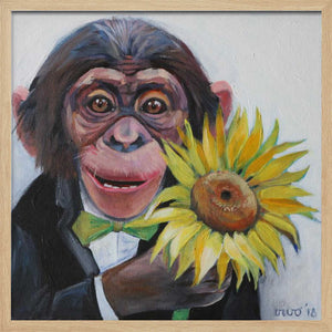 Tablou înramat „Sunflower Surprise” de Violeta Vollmer