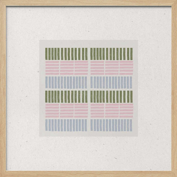 Tablou înramat „Pastel Patterns” de THE MIUUS STUDIO