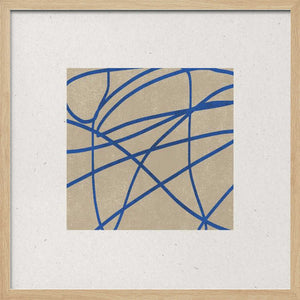 Tablou înramat „Blue Web Dance” de THE MIUUS STUDIO