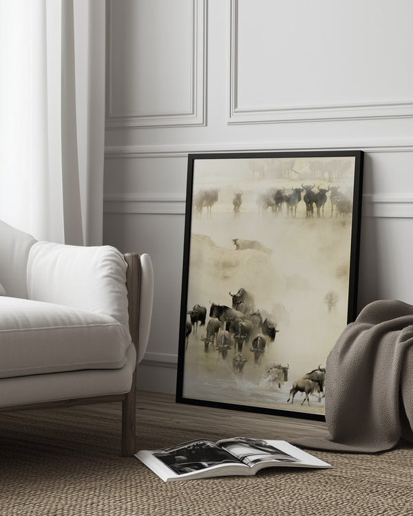 Tablou înramat „Swarming” de Husain Alfraid