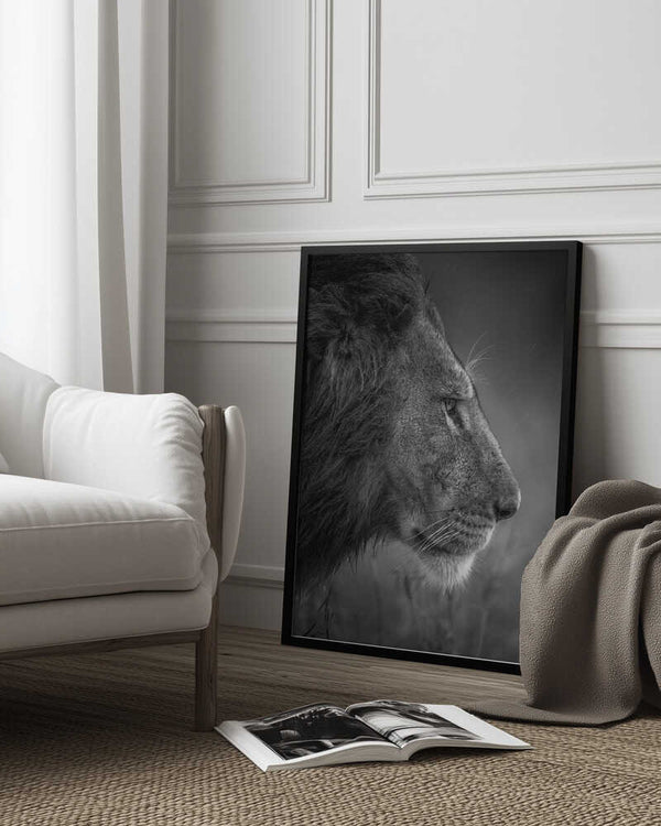 Tablou înramat „Thinking Under The Rain” de Faisal ALnomas