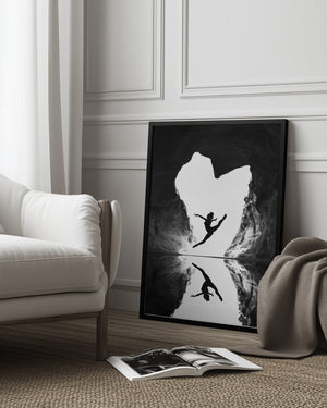 Tablou înramat „A beating heart” de Eyal Amer