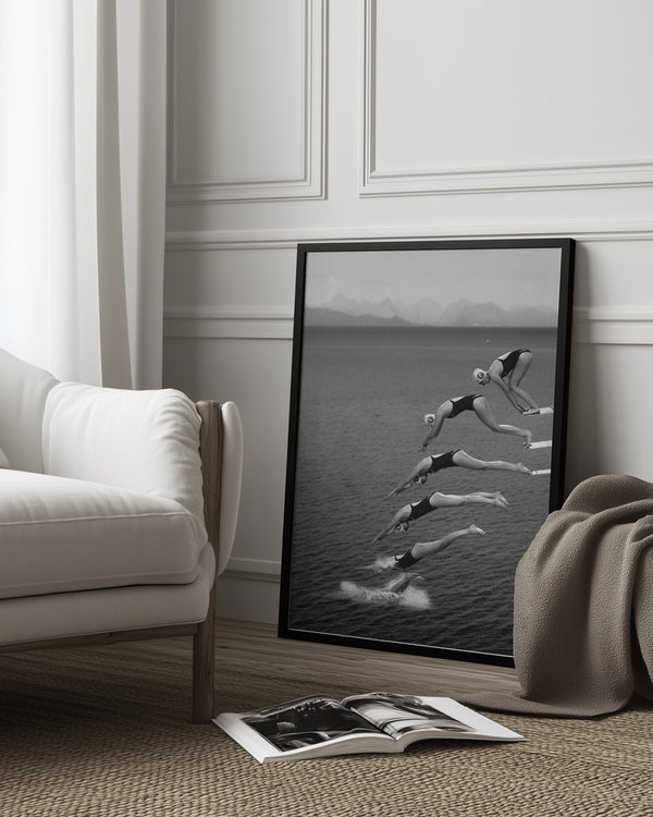 Tablou înramat „The beauty of diving” de Greetje van Son