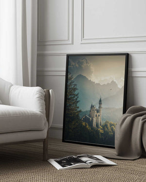 Tablou înramat „Neuschwanstein Castle” de Cuma Cevik