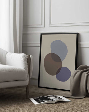 Tablou înramat „Organic Shapes 05” de Pictufy Studio
