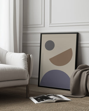 Tablou înramat „Geometrical Shapes” de Pictufy Studio