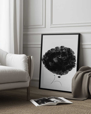 Tablou înramat „Ballerina Hair” de Pictufy Studio II