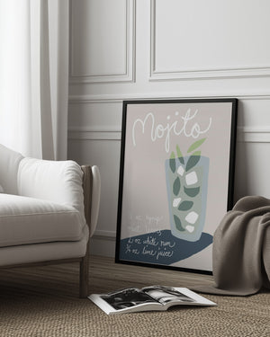 Tablou înramat „Mojito” de Pictufy Studio II