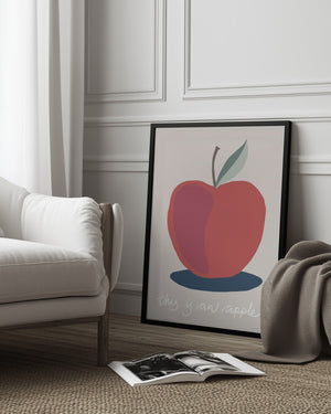 Tablou înramat „This is an Apple” de Pictufy Studio II
