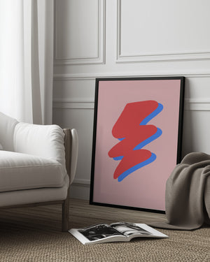 Tablou înramat „Lightning” de Pictufy Studio
