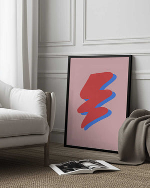 Tablou înramat „Lightning” de Pictufy Studio