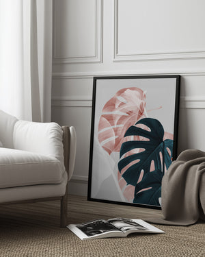 Tablou înramat „Monstera Creative 09” de Pictufy Studio III