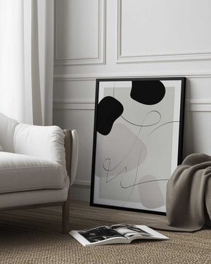 Tablou înramat „Shapes Autograph” de Pictufy Studio II