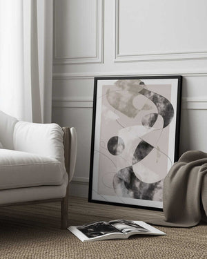 Tablou înramat „Shapes Shatters” de Pictufy Studio II
