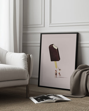 Tablou înramat „You treat me well” de Maarten Léon