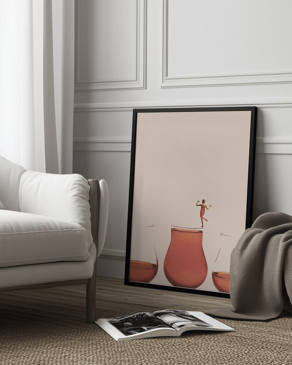 Tablou înramat „I prefer the full one” de Maarten Léon