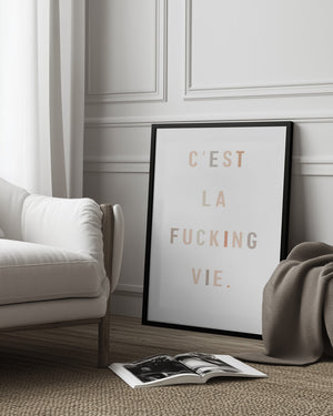 Tablou înramat „Life's Raw Essence” de uplusmestudio
